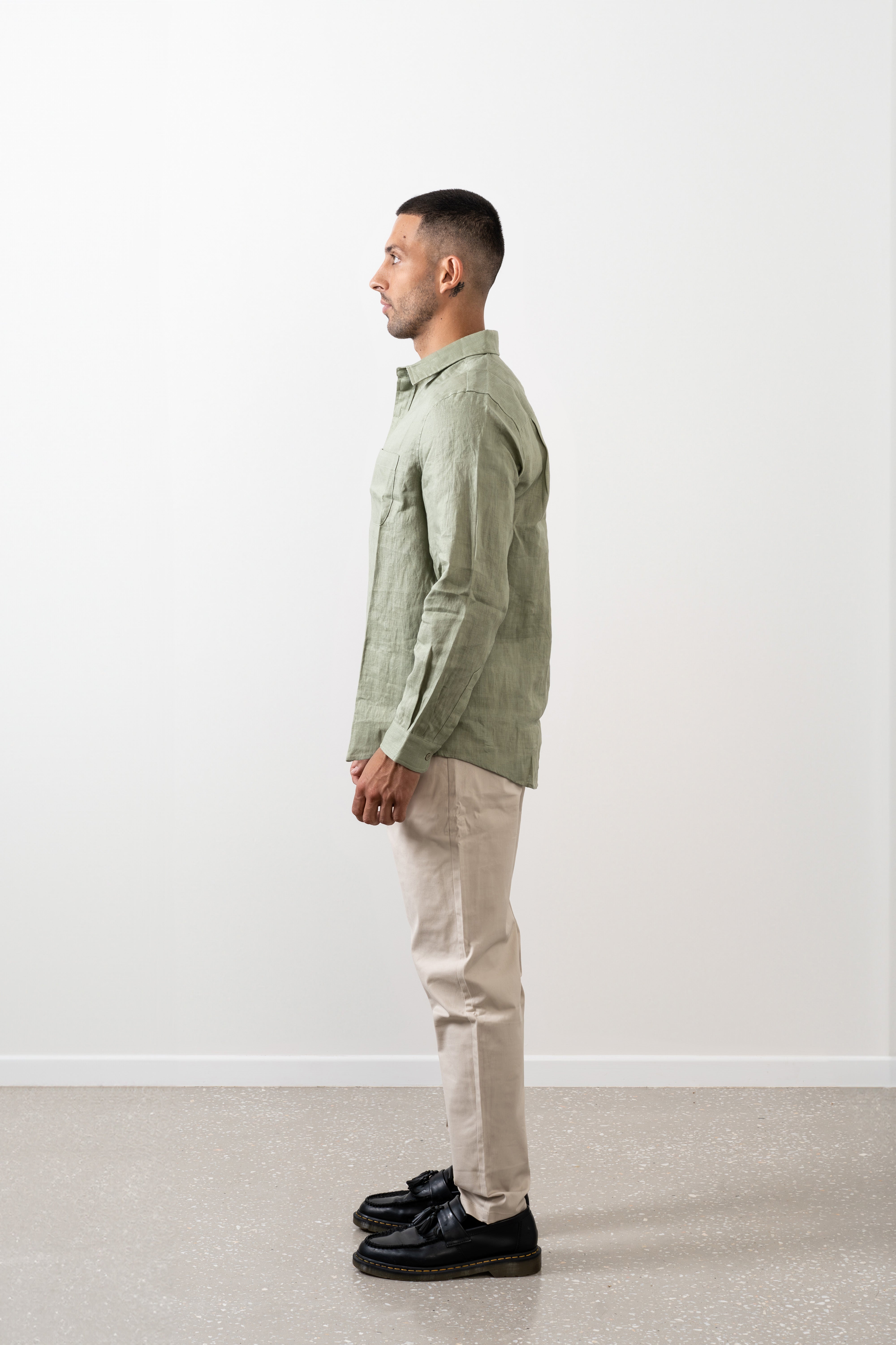 Linen Long Sleeves Shirt - Unisex