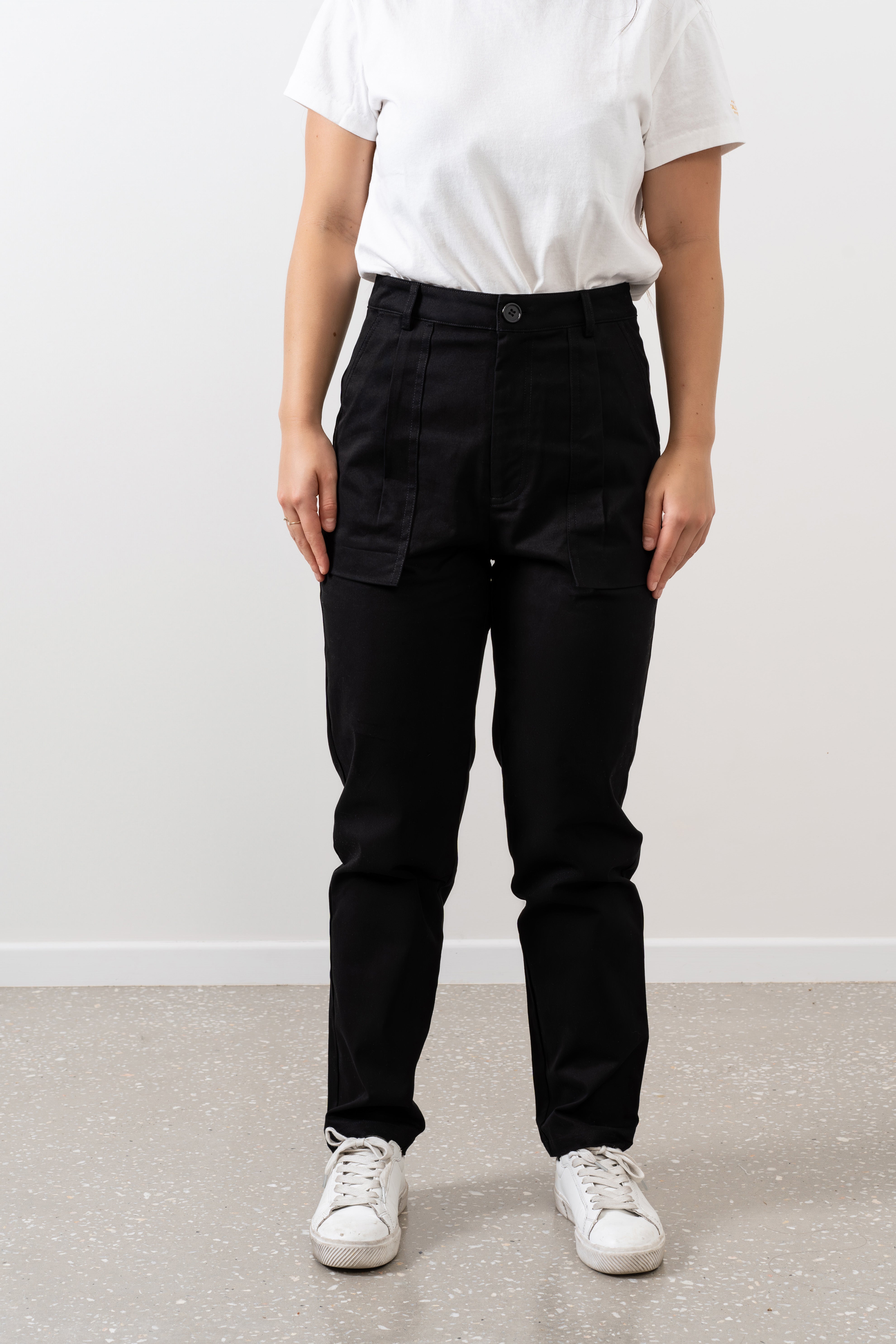 High Waisted Chino Pants