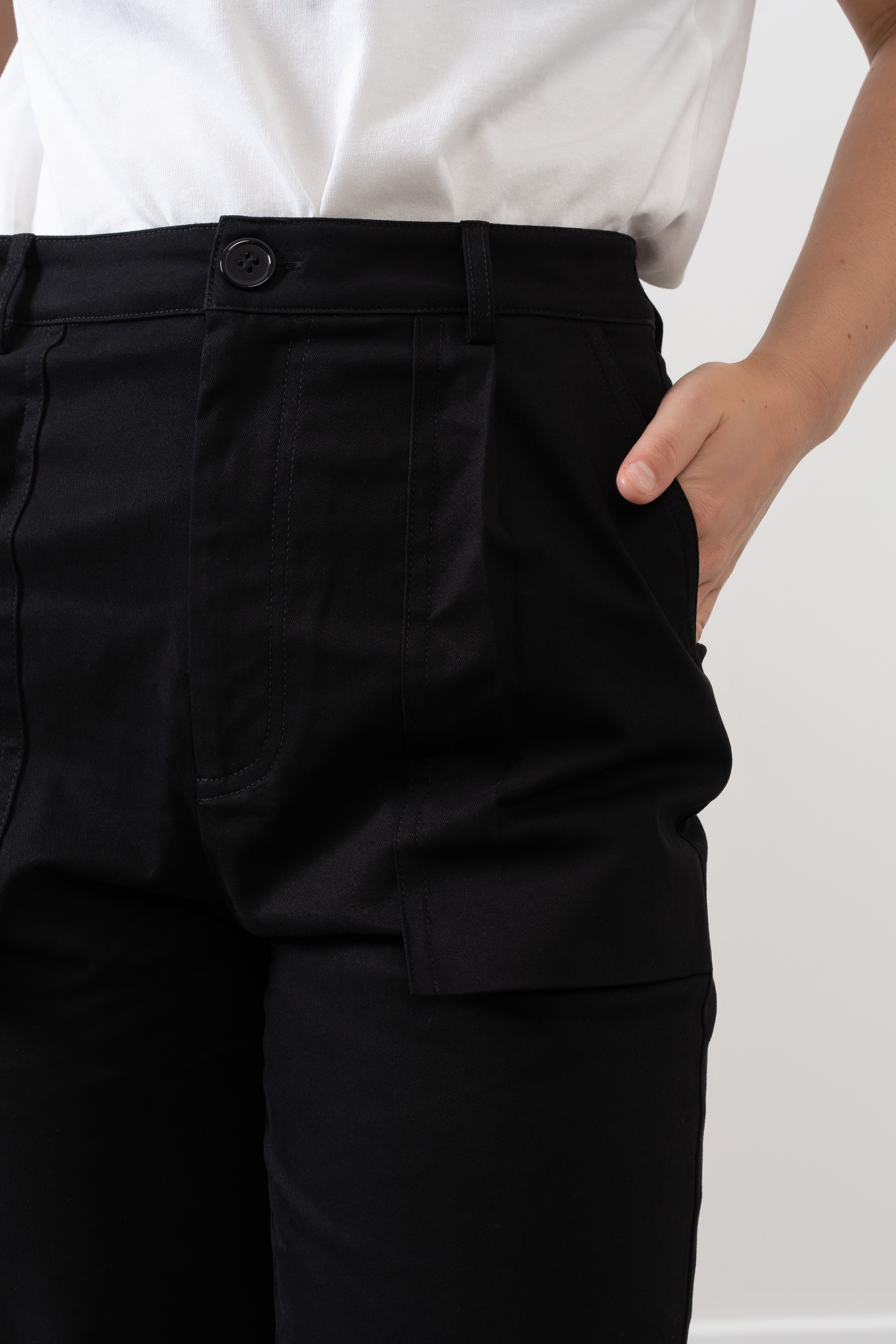 High Waisted Chino Pants