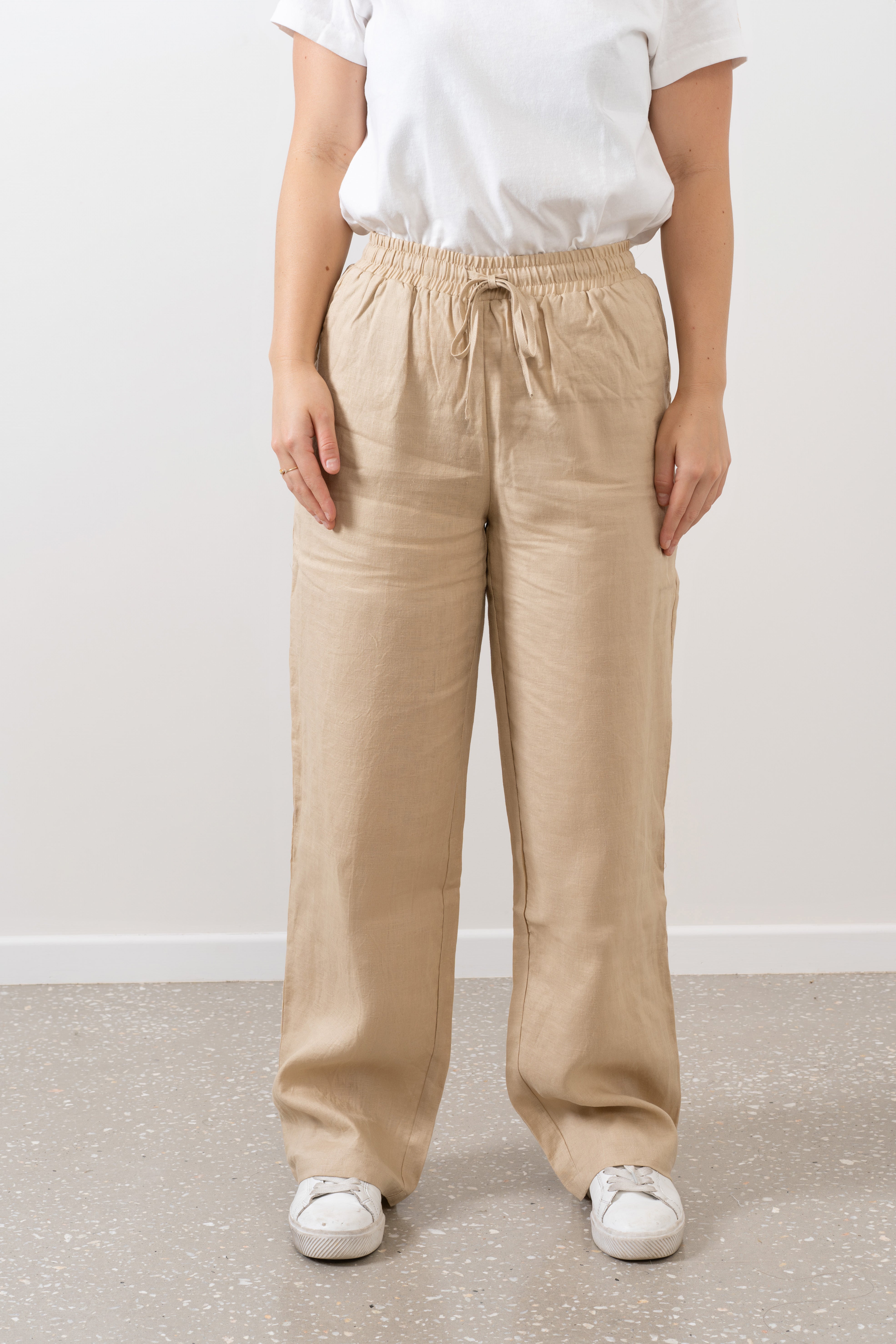 Relax Fit Linen Pants