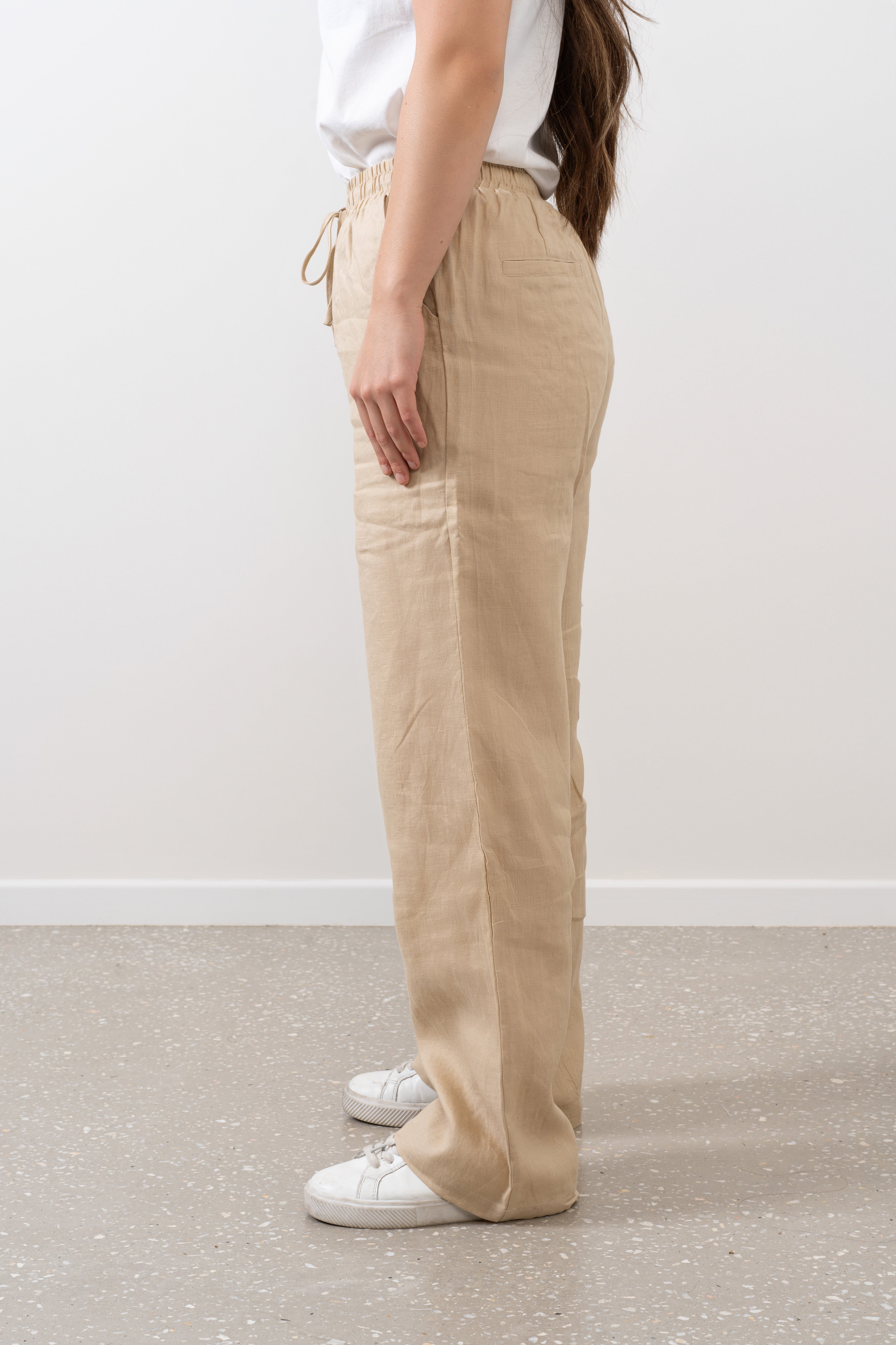 Relax Fit Linen Pants